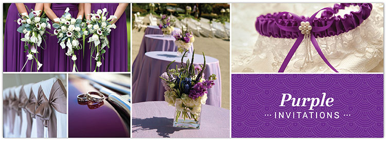 Purple Wedding Invitations